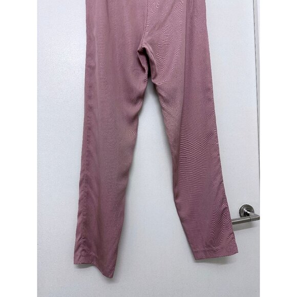 Samsoe Samsoe Straight Fit Stamford Pants Trousers Woodrose Pink Lyocell S - Picture 13 of 14
